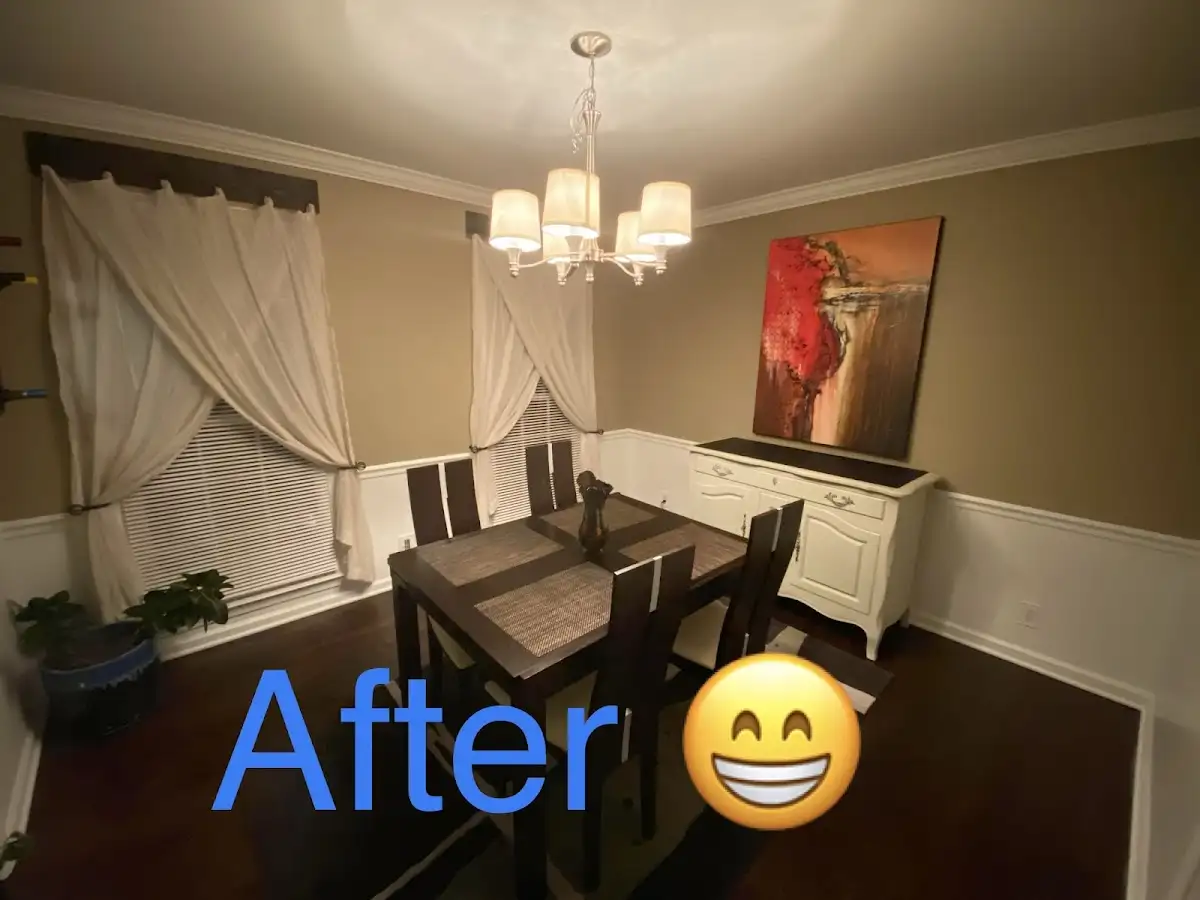 Professional dining room restoration after water damage in Idylwood